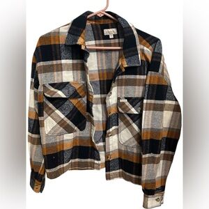 NWOT - WOMENS BRIXTON BOWERY FLANNEL - RETAIL $99 - SZ XSMALL